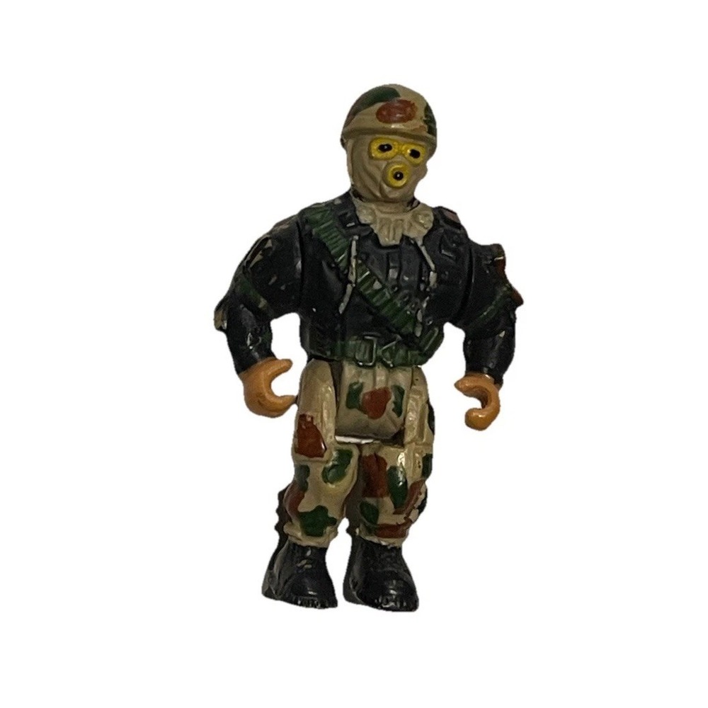 Generic Action Figure 2 Inch Green Camo Fair USN Military Muscle Man Toy